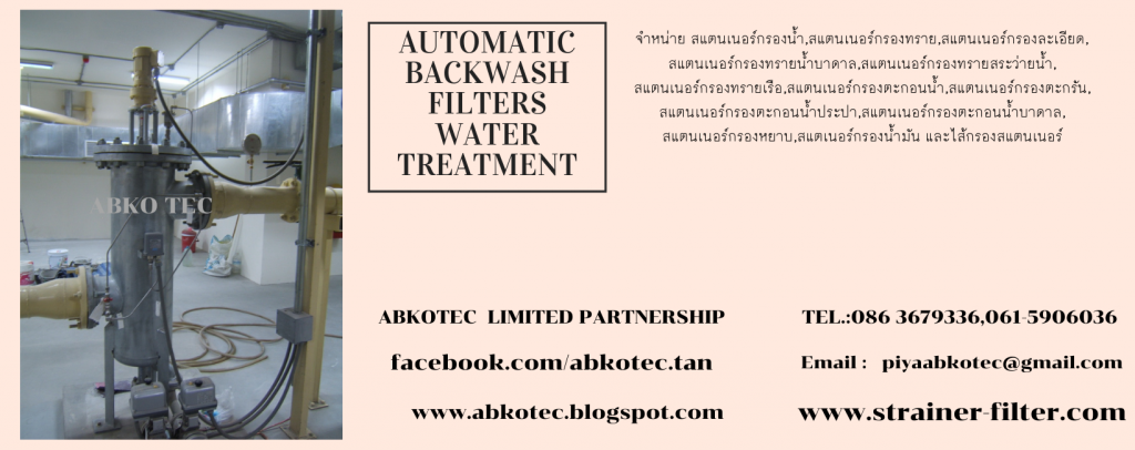 Automatic Backwash Filters Water Treatment