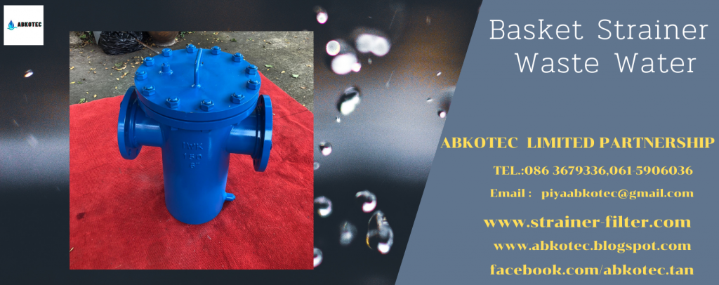 Basket Strainer Waste Water