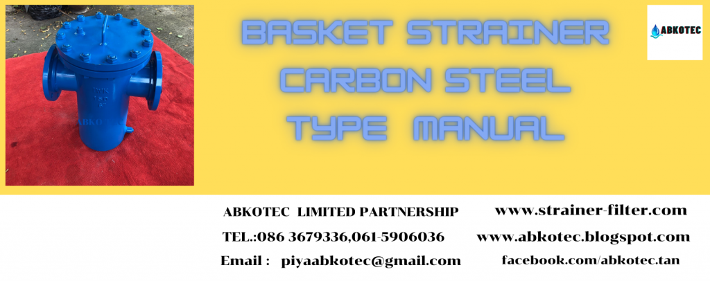 basket strainer carbon steel manual