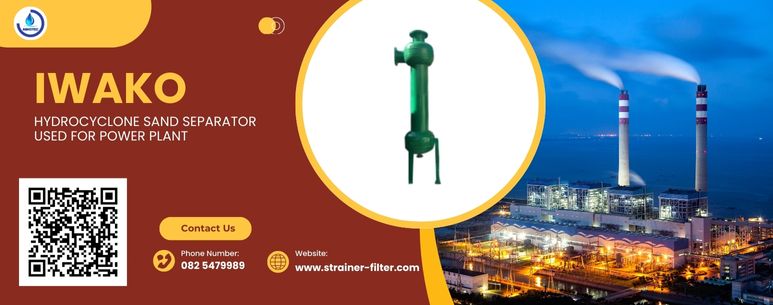 hydrocyclone sand separator used for power plant